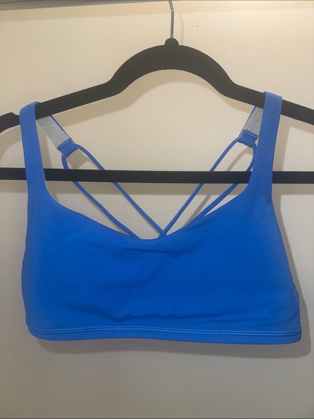 LULULEMON Blue Strappy Sports Bra